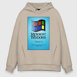 Мужское худи оверсайз Windows 3