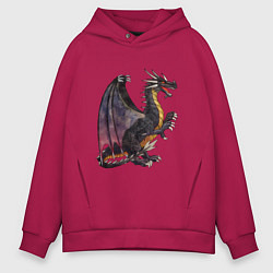Мужское худи оверсайз HOMM3 Black Dragon