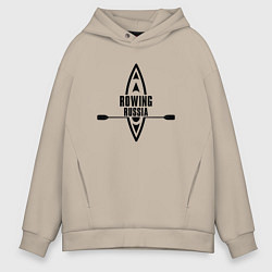 Мужское худи оверсайз Спортивная гребля