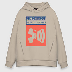 Мужское худи оверсайз Depeche Mode - Music for the masses merch