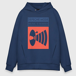 Мужское худи оверсайз Depeche Mode - Music for the masses merch