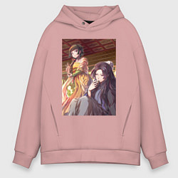 Мужское худи оверсайз Монолог фармацевта Жэньши выпивает