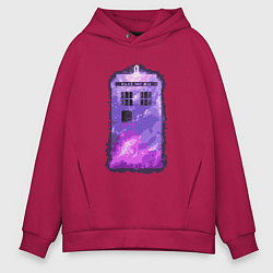 Мужское худи оверсайз Violet tardis