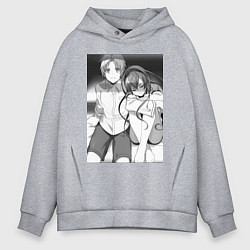 Мужское худи оверсайз Реинкарнация безработного Эрис Бореас Грейрат Руде