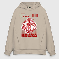 Мужское худи оверсайз Demon Slayer - Akaza