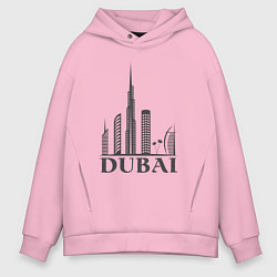 Мужское худи оверсайз Dubai city style