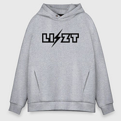 Мужское худи оверсайз Ференц Лист чёрный