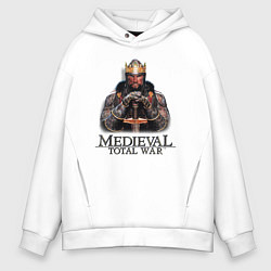 Мужское худи оверсайз Medieval: Total War logo