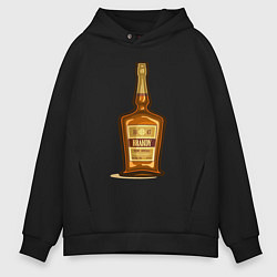 Мужское худи оверсайз Brandy bottle