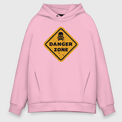 Мужское худи оверсайз Опасная зона