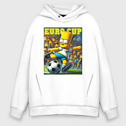 Мужское худи оверсайз Euro cup - Bart Simpson