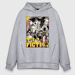 Мужское худи оверсайз Pulp fiction - all stars