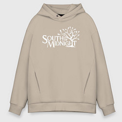 Мужское худи оверсайз South of midnight logo