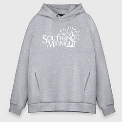 Мужское худи оверсайз South of midnight logo