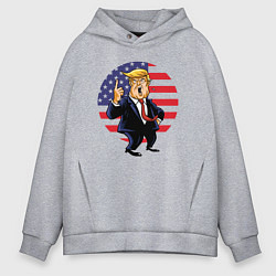 Мужское худи оверсайз USA - Trump