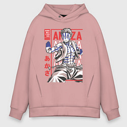 Мужское худи оверсайз Клинок рассекающий демонов Акадза 3 Высшая Луна