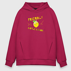 Мужское худи оверсайз Friendly little lemon