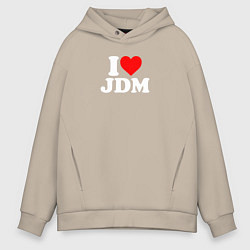 Мужское худи оверсайз I love JDM