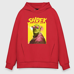 Мужское худи оверсайз Shrek гигачад