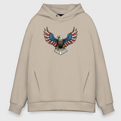 Мужское худи оверсайз Eagle - America