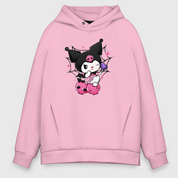 Мужское худи оверсайз Куроми в платье