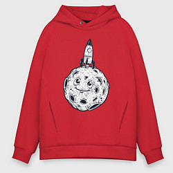 Мужское худи оверсайз Добрая Луна