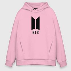 Мужское худи оверсайз BTS знак