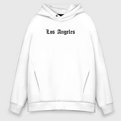 Мужское худи оверсайз Los Angeles black