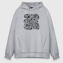 Мужское худи оверсайз Современная природа