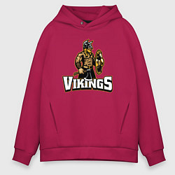 Мужское худи оверсайз Vikings team