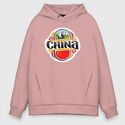 Мужское худи оверсайз China panda