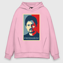 Мужское худи оверсайз Freedurov obey