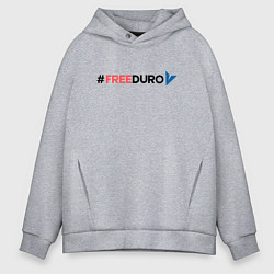 Мужское худи оверсайз Свободу павлу дурову и телеге