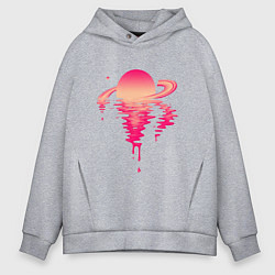 Мужское худи оверсайз Вечер на Сатурне