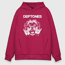 Мужское худи оверсайз Deftones rock dog