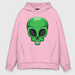 Мужское худи оверсайз Green skeletor