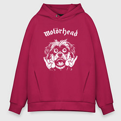 Мужское худи оверсайз Motorhead rock dog