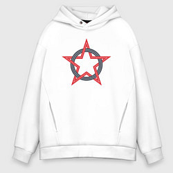 Мужское худи оверсайз Circle star USSR