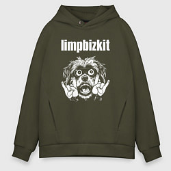 Мужское худи оверсайз Limp Bizkit rock dog