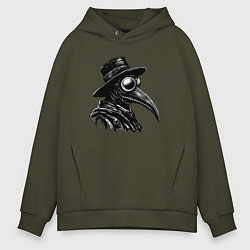 Мужское худи оверсайз Plague doctor