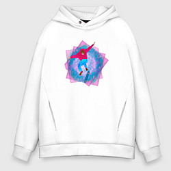 Мужское худи оверсайз Парень на скейте