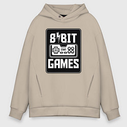 Мужское худи оверсайз Игры 8 бит