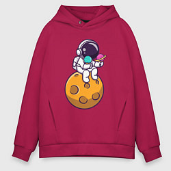 Мужское худи оверсайз Лунное мороженое