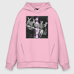 Мужское худи оверсайз G I-dle участницы с масками кроликов