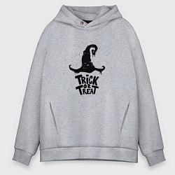 Мужское худи оверсайз Хэллоуин - кошелек или жизнь