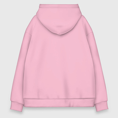 Мужское худи оверсайз Exo милые персонажи / Светло-розовый – фото 2