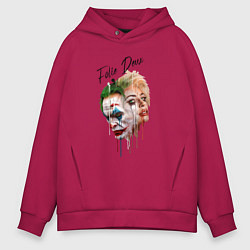 Мужское худи оверсайз Джокер и Харли