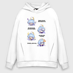 Мужское худи оверсайз Зарянка фразы