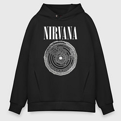 Мужское худи оверсайз Nirvana circle