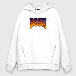 Мужское худи оверсайз Doom logotype